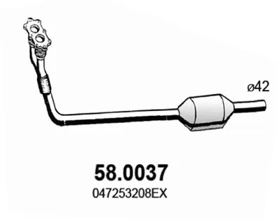 Catalytic Converter Seat AROSA · Vw LUPO I