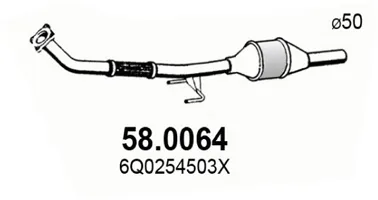 Catalytic Converter Seat IBIZA III · Seat CORDOBA · Seat IBIZA IV