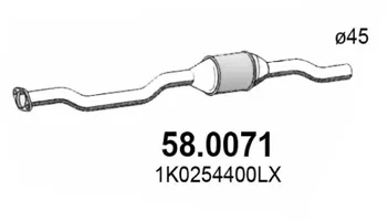 Catalytic Converter Vw GOLF V · Vw GOLF PLUS V