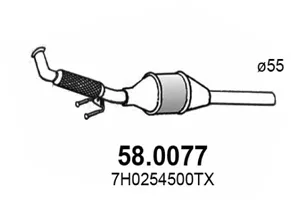 Catalytic Converter Vw MULTIVAN T5 · Vw TRANSPORTER T5 Platform/Chassis (7JD, 7JE, 7JL, 7JY, 7JZ, 7F · Vw TRANSPORTER T5 Van