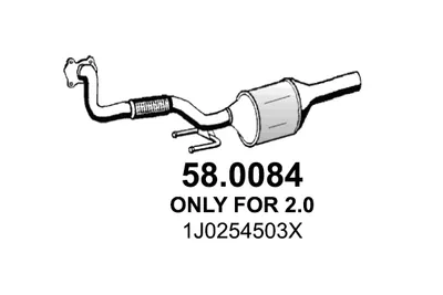 Catalytic Converter Skoda OCTAVIA I · Skoda OCTAVIA I Combi · Vw GOLF IV