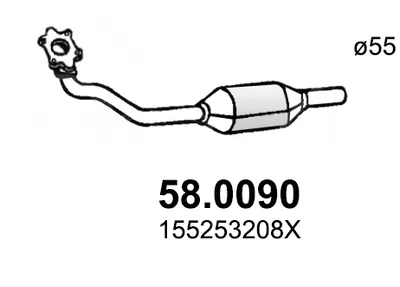 Catalytic Converter Vw GOLF I Cabriolet