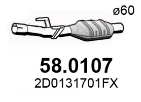 Catalytic Converter Ford GRANADA II · Vw LT 28-35 II Bus · Vw LT 28-46 II Van