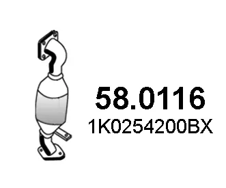Catalytic Converter Vw TOURAN · Vw GOLF V · Vw GOLF PLUS V