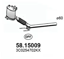Soot/Particulate Filter, exhaust system Vw TOURAN · Vw PASSAT B6 Variant