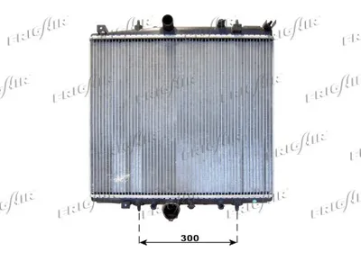 Radiator, engine cooling Peugeot 807 · Citroën C8 · Lancia PHEDRA