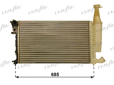 Radiator, engine cooling Citroën BERLINGO / BERLINGO FIRST Box Body/MPV · Citroën BERLINGO / BERLINGO FIRST MPV · Peugeot PARTNER Box Body/MPV