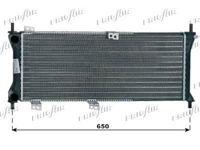 Radiator, engine cooling Fiat PANDA