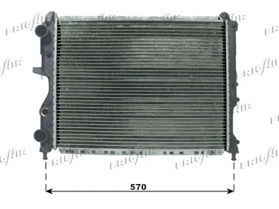 Radiator, engine cooling Lancia DEDRA · Alfa Romeo 155 · Fiat TEMPRA