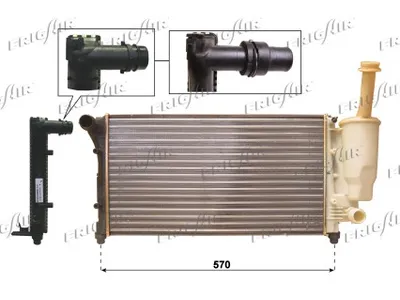 Radiator, engine cooling Fiat PANDA · Fiat PANDA Hatchback Van
