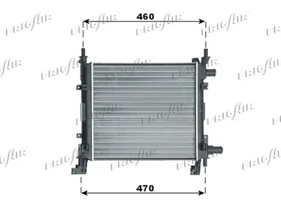 Radiator, engine cooling Ford KA