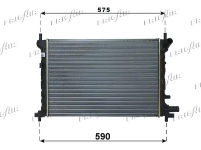Radiator, engine cooling Ford FIESTA IV · Mazda 121 III
