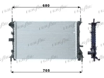Radiator, engine cooling Ford FOCUS I · Ford FOCUS I Turnier · Ford FOCUS I Saloon