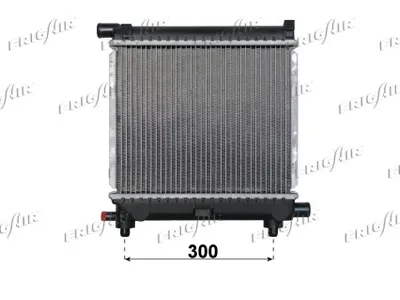 Radiator, engine cooling Mercedes-Benz 124 Saloon · Mercedes-Benz 124 T-Model · Mercedes-Benz 190