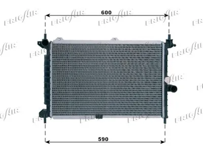 Radiator, engine cooling Opel ASTRA F Saloon · Opel ASTRA F Hatchback · Vauxhall ASTRA Mk III Hatchback