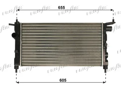 Radiator, engine cooling Opel COMBO Box Body/MPV · Opel CORSA B · Vauxhall CORSA Mk I