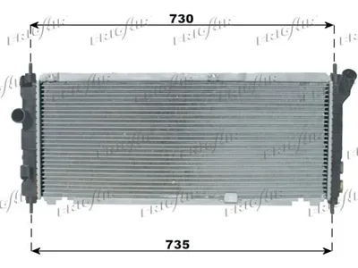 Radiator, engine cooling Opel COMBO Box Body/MPV · Opel CORSA B · Vauxhall CORSA Mk I