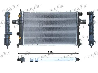 Radiator, engine cooling Opel ASTRA G Hatchback · Opel ASTRA G Estate · Opel ASTRA G Saloon