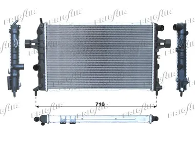 Radiator, engine cooling Opel ASTRA G Hatchback · Opel ASTRA G Estate · Opel ASTRA G Saloon