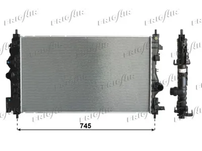 Radiator, engine cooling Chevrolet CRUZE · Opel ASTRA J · Vauxhall ASTRA Mk VI