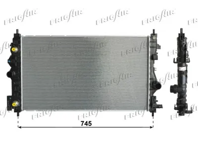 Radiator, engine cooling Chevrolet CRUZE · Opel ASTRA J · Vauxhall ASTRA Mk VI