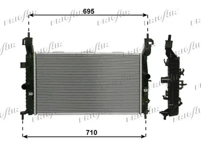 Radiator, engine cooling Opel MERIVA A MPV · Vauxhall MERIVA A