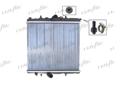 Radiator, engine cooling Peugeot 206 Hatchback · Peugeot 206 SW