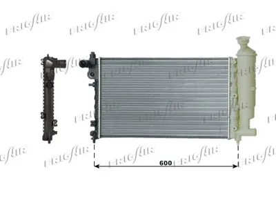 Radiator, engine cooling Peugeot 106 I · Citroën SAXO · Peugeot 106 II