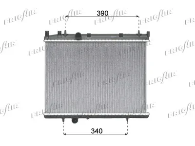 Radiator, engine cooling Peugeot 206 Hatchback · Peugeot 206 CC · Peugeot 206 SW