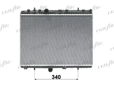 Radiator, engine cooling Citroën C3 I · Citroën C2 · Peugeot 207