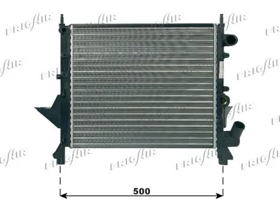 Radiator, engine cooling Renault TWINGO I