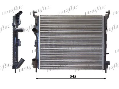 Radiator, engine cooling Renault CLIO II