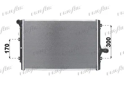 Radiator, engine cooling Vw TOURAN · Audi A3 · Vw GOLF V