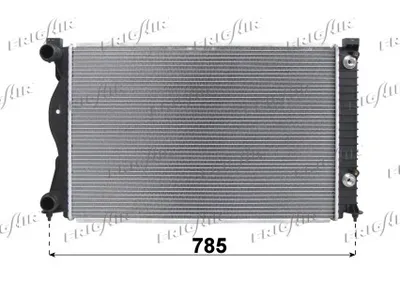 Radiator, engine cooling Audi A6 C6 · Audi A6 C6 Avant