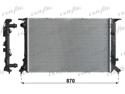 Radiator, engine cooling Audi A5 · Audi A4 B8 · Audi A4 B8 Avant