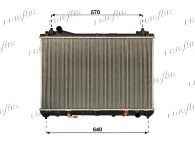 Radiator, engine cooling Suzuki GRAND VITARA II