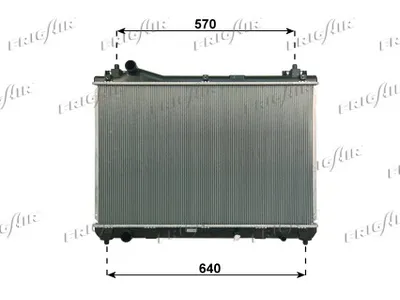 Radiator, engine cooling Suzuki GRAND VITARA II