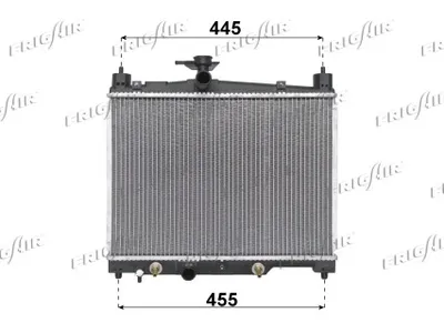 Radiator, engine cooling Toyota YARIS