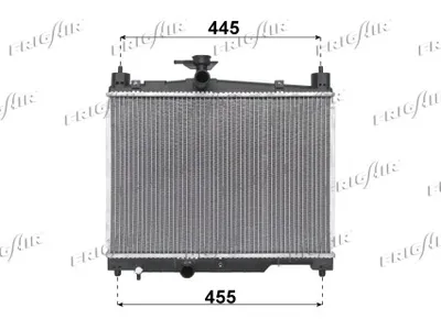 Radiator, engine cooling Toyota YARIS