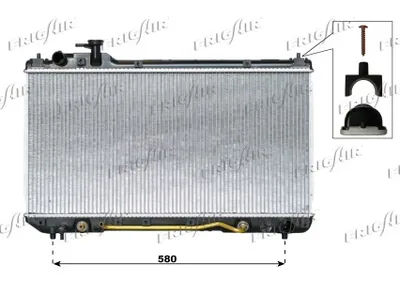 Radiator, engine cooling Toyota RAV 4 I · Toyota RAV 4 I Cabrio