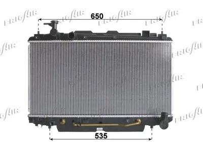 Radiator, engine cooling Toyota RAV 4 II