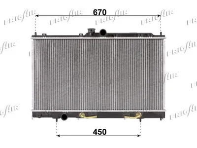 Radiator, engine cooling Mitsubishi LANCER VII · Mitsubishi LANCER VII Estate