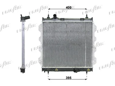 Radiator, engine cooling Chrysler PT CRUISER