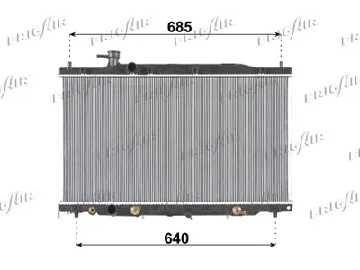 Radiator, engine cooling Honda CR-V III