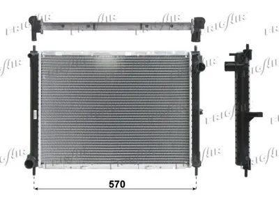 Radiator, engine cooling Nissan MICRA III