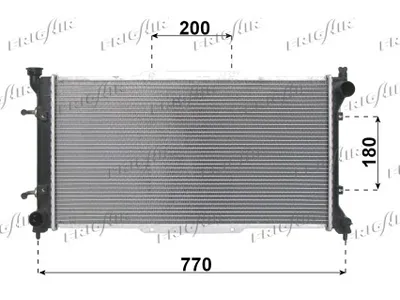 Radiator, engine cooling Subaru LEGACY II · Subaru LEGACY II Estate