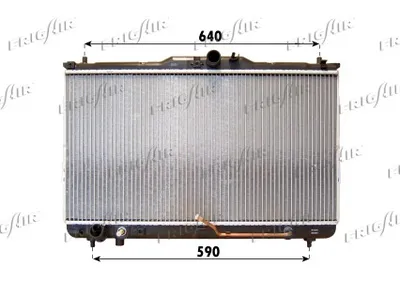 Radiator, engine cooling Hyundai SANTA FÉ I