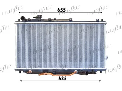 Radiator, engine cooling Kia CARENS I MPV