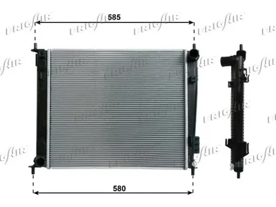 Radiator, engine cooling Kia SOUL I