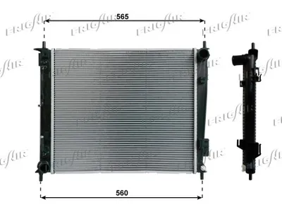 Radiator, engine cooling Kia SOUL I